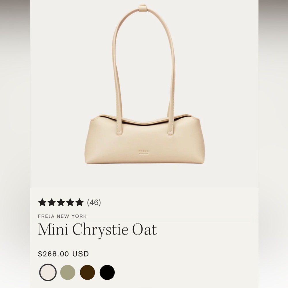Freja NY Mini Chrystie in Oat